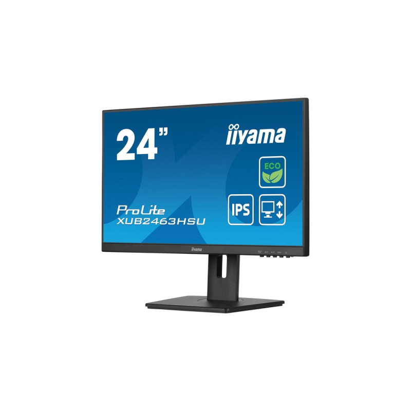 iiyama ProLite XUB2463HSU-B1, LED-Monitor(61 cm (24 Zoll), schwarz (matt), FullHD, IPS, AMD Free-Sync, 100Hz Panel)