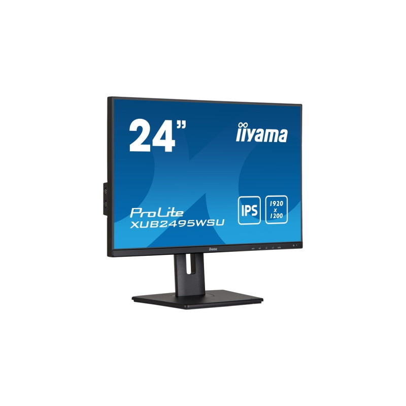 iiyama ProLite XUB2495WSU-B5, LED-Monitor(61 cm (24 Zoll), schwarz (matt), WUXGA, IPS, HDMI)