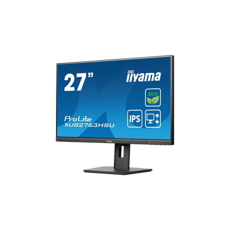 iiyama ProLite XUB2763HSU-B1, LED-Monitor(69 cm (27 Zoll), schwarz (matt), FullHD, IPS, AMD Free-Sync, 100Hz Panel)
