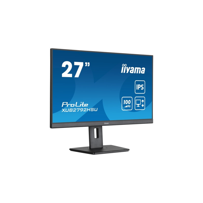 iiyama ProLite XUB2792HSU-B6, LED-Monitor(69 cm (27 Zoll), schwarz (matt), FullHD, IPS, AMD Free-Sync, 100Hz Panel)