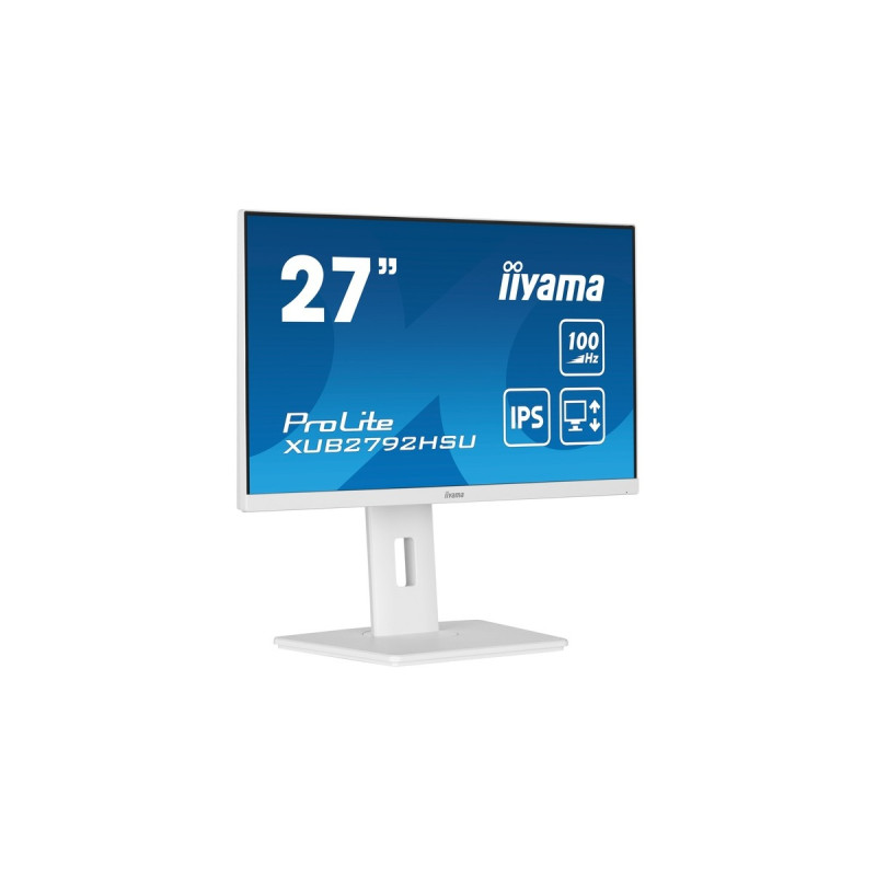 iiyama ProLite XUB2792HSU-W6, LED-Monitor(69 cm (27 Zoll), weiß (matt), FullHD, IPS, AMD Free-Sync, 100Hz Panel)