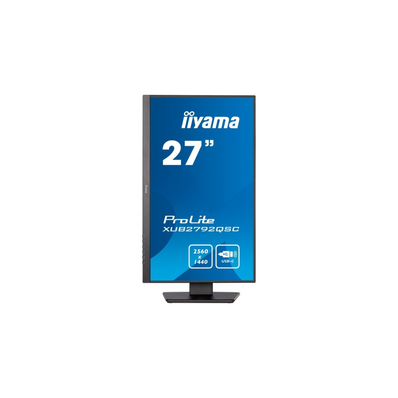 iiyama ProLite XUB2792QSC-B5, LED-Monitor(68.5 cm (27 Zoll), schwarz, QHD, IPS, USB-C, 75 Hz)