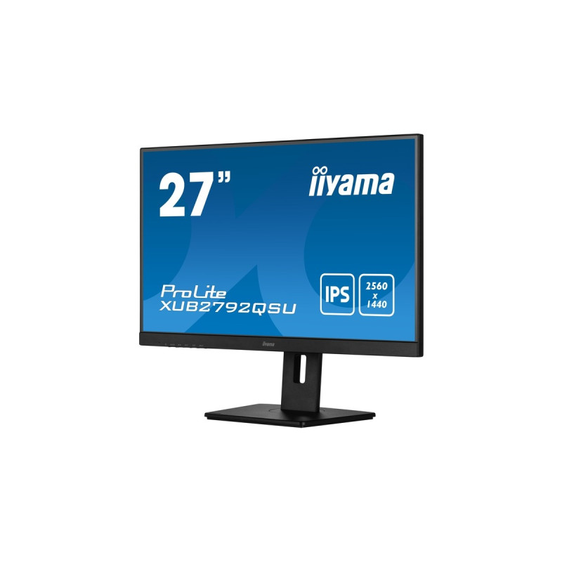 iiyama ProLite XUB2792QSU-B5, LED-Monitor(68.5 cm (27 Zoll), grau, QHD, 75 Hz, HDMI, Outlet)