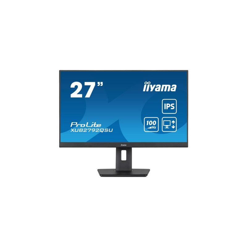 iiyama ProLite XUB2792QSU-B6, LED-Monitor(69 cm (27 Zoll), schwarz (matt), WQHD, IPS, AMD Free-Sync, 100Hz Panel)
