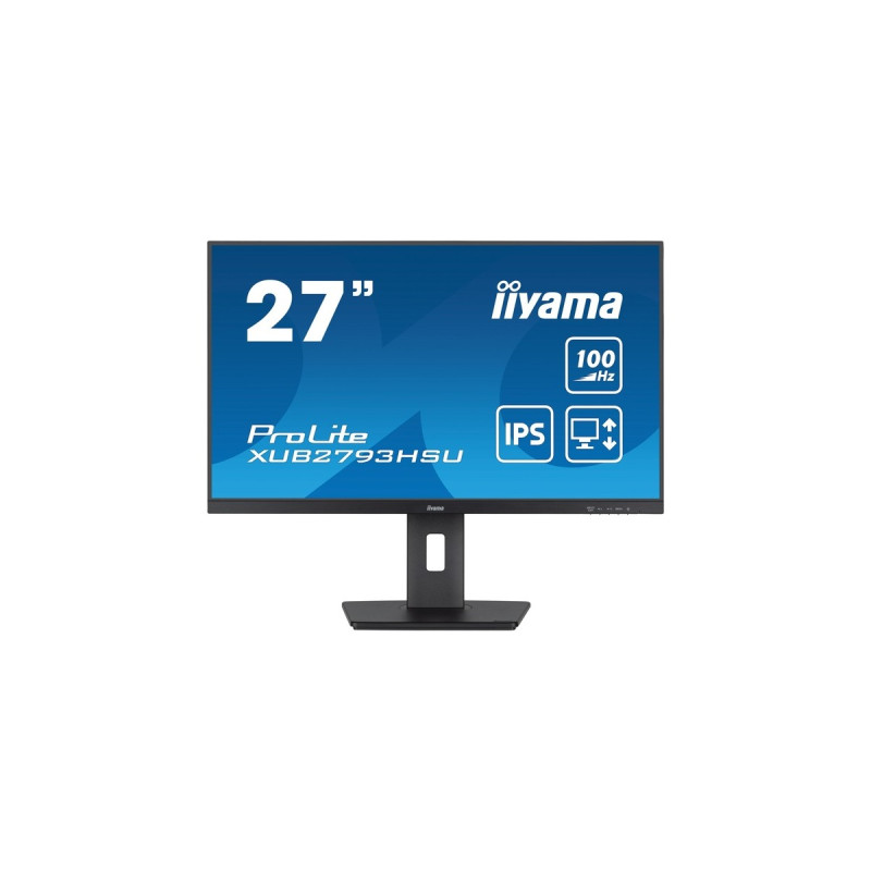 iiyama ProLite XUB2793HSU-B6, LED-Monitor(69 cm (27 Zoll), schwarz (matt), FullHD, IPS, AMD Free-Sync, 100Hz Panel)
