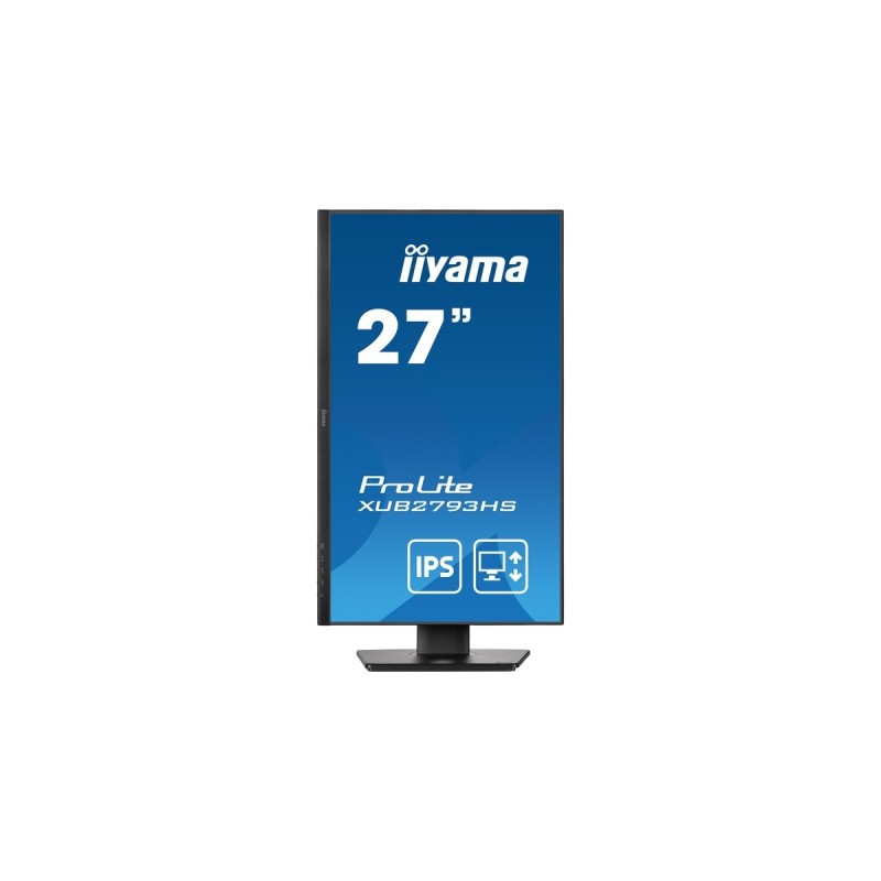 iiyama ProLite XUB2793HS-B6, LED-Monitor(69 cm (27 Zoll), schwarz (matt), FullHD, IPS, AMD Free-Sync, 100Hz Panel)