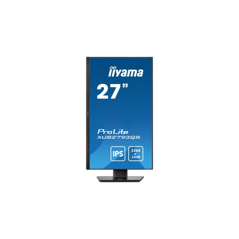 iiyama ProLite XUB2793QS-B1, LED-Monitor(68.5 cm (27 Zoll), schwarz, QHD, AMD Free-Sync, IPS)