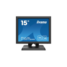 iiyama T1531SAW-B6, LED-Monitor(38 cm (15 Zoll), schwarz, XGA, TN, HDMI, VGA, DisplayPort)
