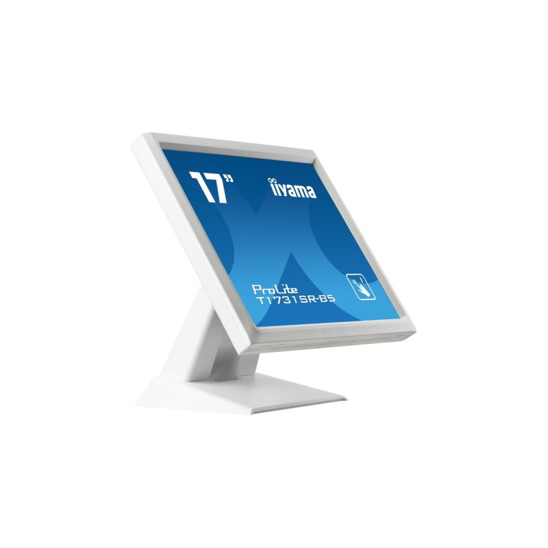 iiyama T1731SR-W5, LED-Monitor(43 cm (17 Zoll), weiß, SXGA, TN, Touchscreen, HDMI, Neigbar, DisplayPort)