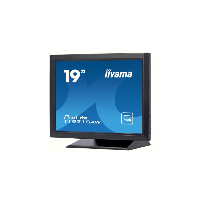 iiyama T1931SAW-B5, LED-Monitor(48 cm (19 Zoll), schwarz, SXGA, TN, HDMI, VGA, DisplayPort)
