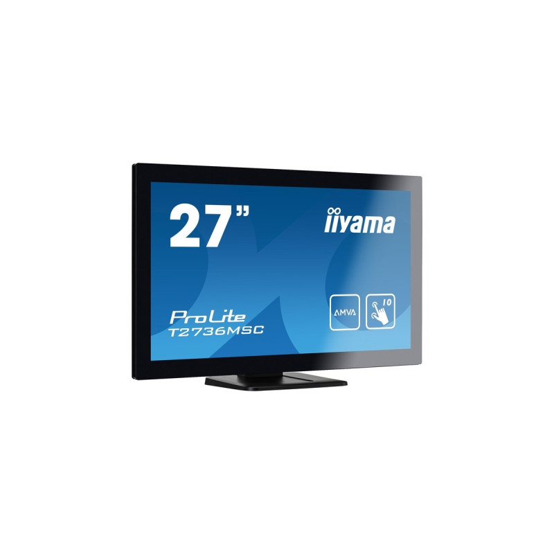 iiyama T2736MSC-B1, LED-Monitor(68.6 cm (27 Zoll), schwarz, FullHD, VA, HDMI, DisplayPort, VGA)