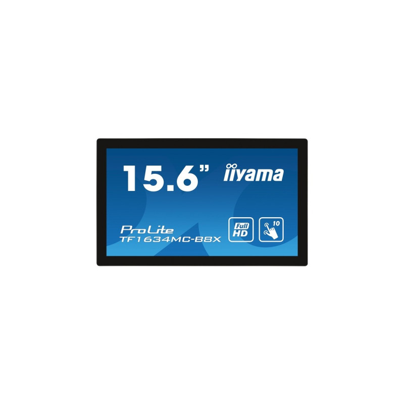 iiyama TF1634MC-B8X, Public Display(schwarz, FullHD, 60 Hz, IP65)