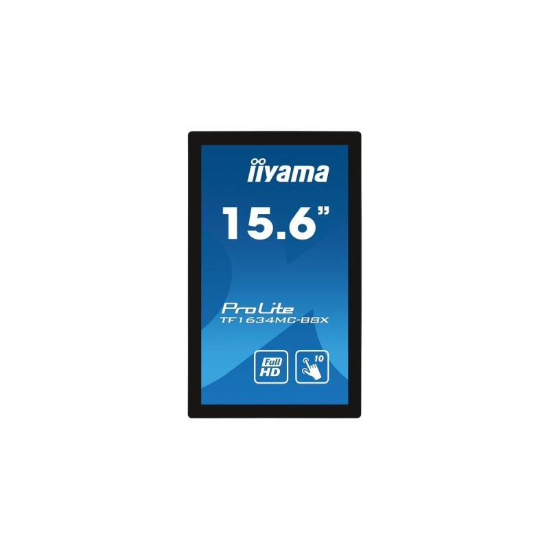 iiyama TF1634MC-B8X, Public Display(schwarz, FullHD, 60 Hz, IP65)