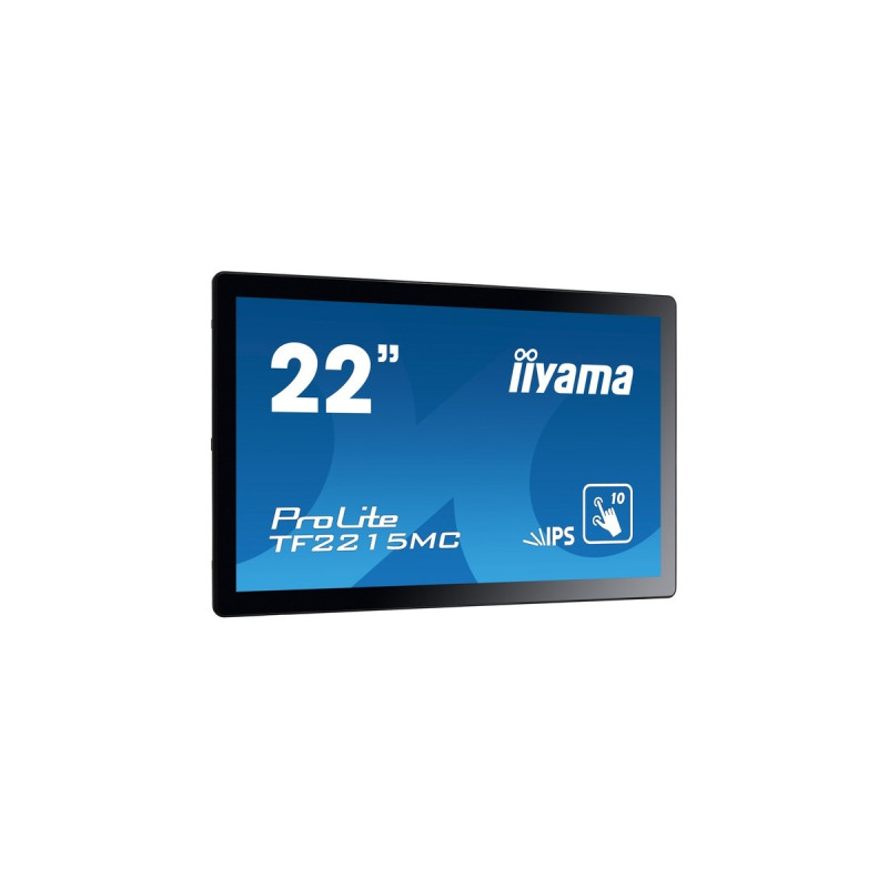 iiyama TF2215MC-B2, LED-Monitor(54.6 cm (21.5 Zoll), schwarz, FullHD, IPS, Touchscreen)