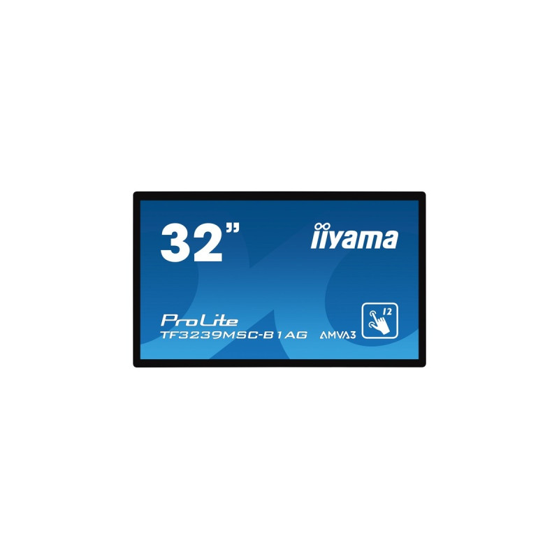iiyama TF3239MSC-B1AG, Public Display(schwarz, AMVA3, Touchscreen, FullHD)