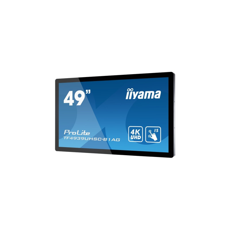 iiyama TF4939UHSC-B1AG, Public Display(schwarz, UltraHD/4K, IPS, Touchscreen)