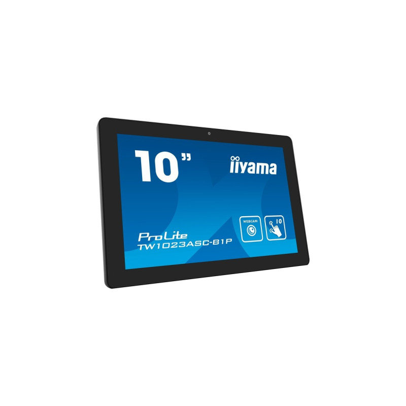 iiyama TW1023ASC-B1P, LED-Monitor(25.5 cm (10.1 Zoll), schwarz, WXGA, TN, Touchscreen, Webcam)
