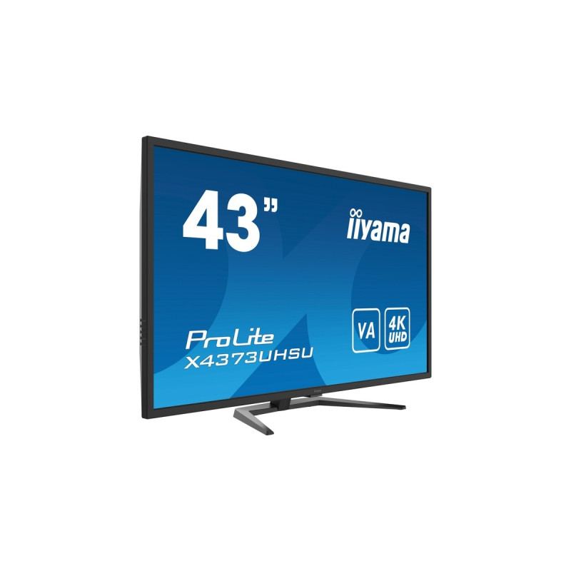iiyama X4373UHSU-B1, Public Display(schwarz, UltraHD/4K, VA, HDMI)