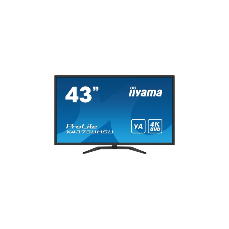 iiyama X4373UHSU-B1, Public Display(schwarz, UltraHD/4K, VA, HDMI)