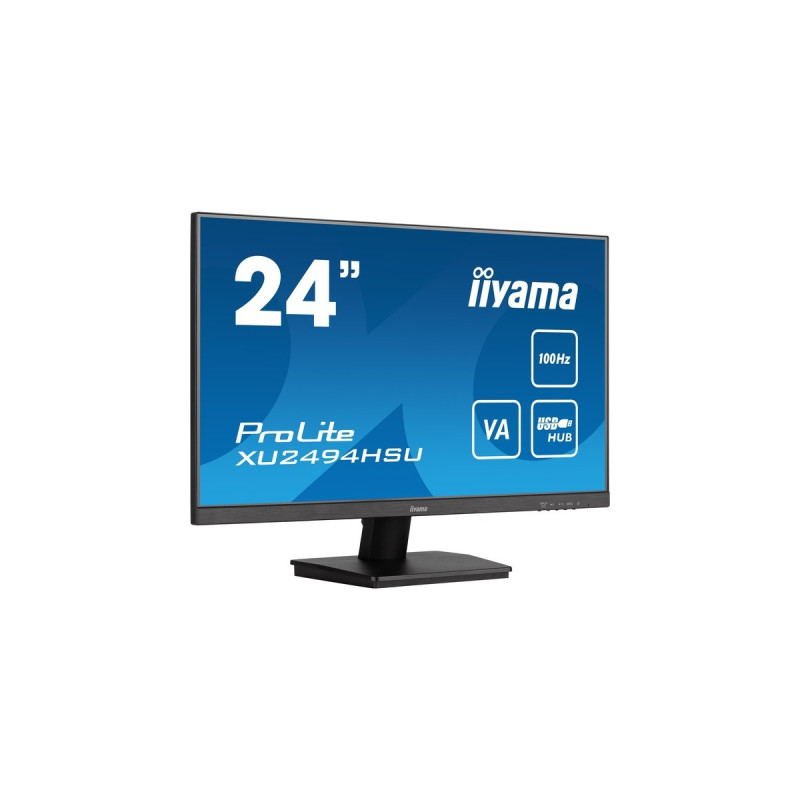 iiyama XU2494HSU-B6, LED-Monitor(61 cm (24 Zoll), schwarz (matt), FullHD, VA, AMD Free-Sync, 100Hz Panel)