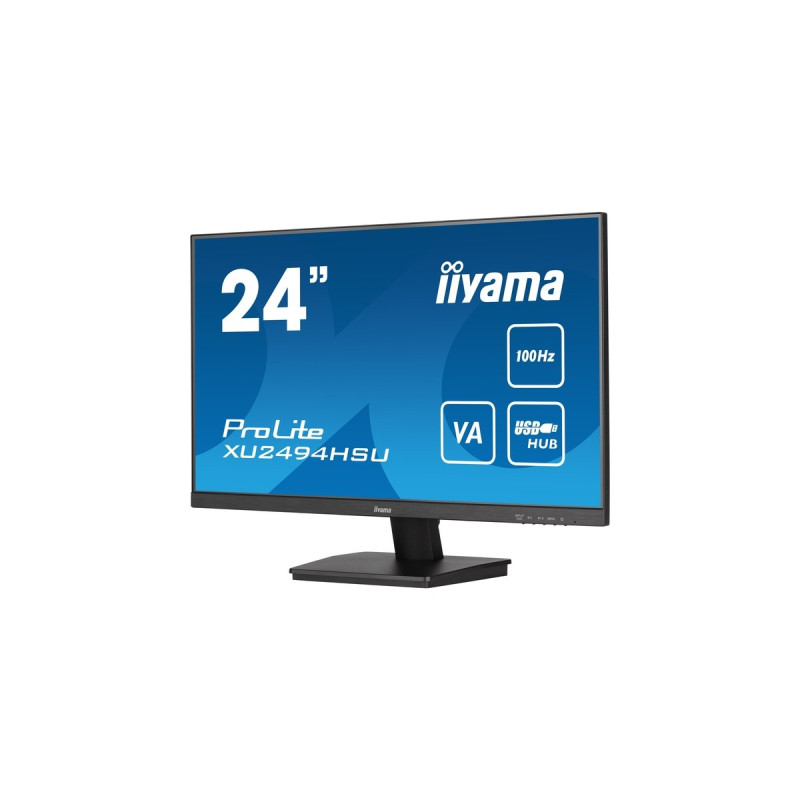 iiyama XU2494HSU-B6, LED-Monitor(61 cm (24 Zoll), schwarz (matt), FullHD, VA, AMD Free-Sync, 100Hz Panel)