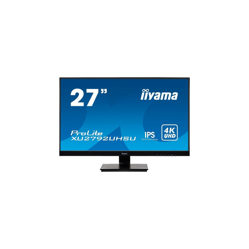 iiyama XU2792UHSU-B1, LED-Monitor(68 cm (27 Zoll), schwarz, UltraHD/4K, IPS, Lautsprecher)