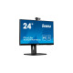 iiyama XUB2490HSUC-B5, LED-Monitor(60.4 cm (23.8 Zoll), schwarz, FullHD, Webcam, IPS, 60 Hz)