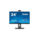iiyama XUB2490HSUC-B5, LED-Monitor(60.4 cm (23.8 Zoll), schwarz, FullHD, Webcam, IPS, 60 Hz)