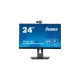 iiyama XUB2490HSUC-B5, LED-Monitor(60.4 cm (23.8 Zoll), schwarz, FullHD, Webcam, IPS, 60 Hz)