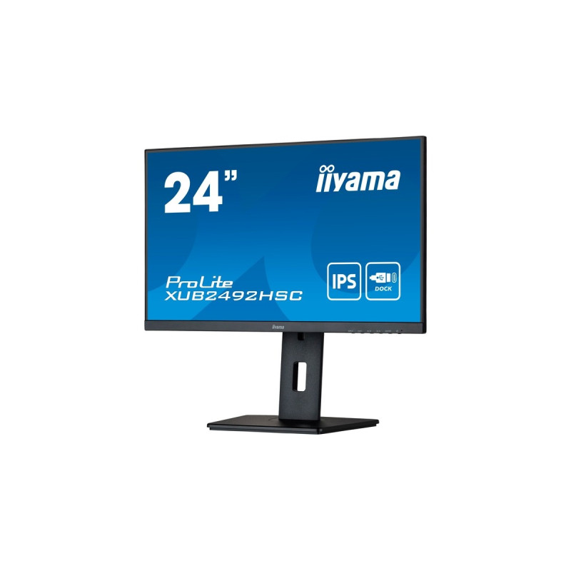 iiyama XUB2492HSC-B5, LED-Monitor(60.5 cm (24 Zoll), schwarz, FullHD, IPS, 75 Hz, HDMI)