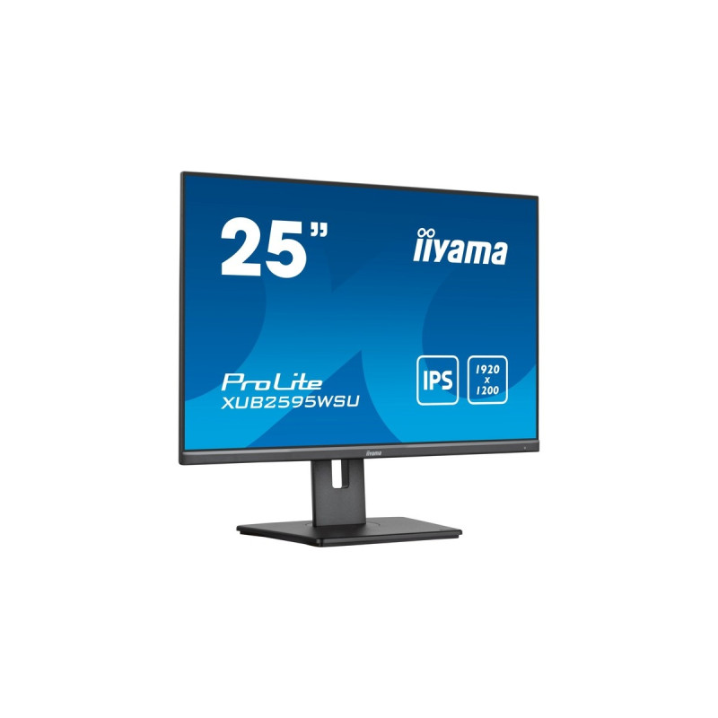 iiyama XUB2595WSU-B5, LED-Monitor(63 cm (25 Zoll), schwarz, WUXGA, IPS, HDMI, DisplayPort)