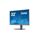 iiyama XUB3294QSU-B1, LED-Monitor(80 cm (31.5 Zoll), schwarz, WQHD, VA, HDMI, DisplayPort, Pivot, USB)