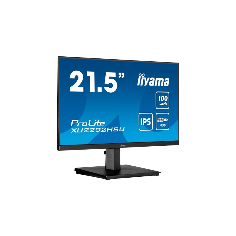 iiyamaProLite XU2292HSU-B6, LED-Monitor(55 cm (22 Zoll), schwarz (matt), Full HD, IPS, 100Hz Panel)