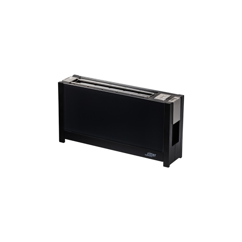ritter Langschlitz-Toaster volcano 5(schwarz, 950 Watt, für 2 Scheiben Toast)