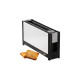 ritter Langschlitz-Toaster volcano 5(weiß/schwarz, 950 Watt, für 2 Scheiben Toast)