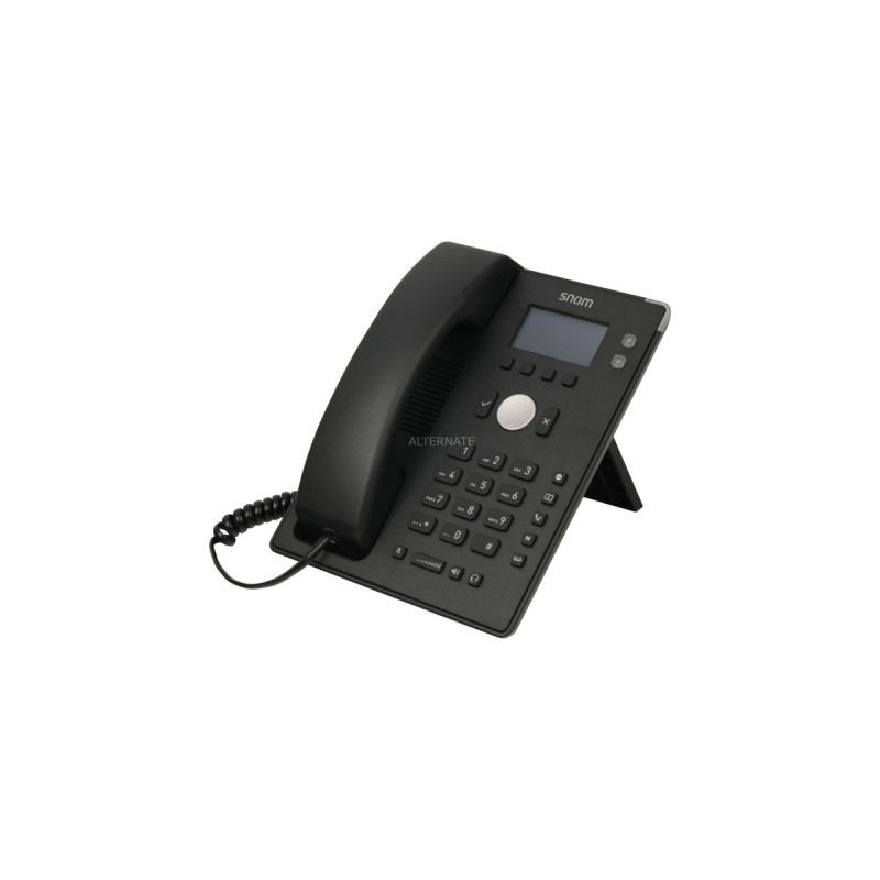 snom D120, VoIP-Telefon(schwarz, PoE, Outlet)