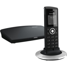 snom M325 DECT, VoIP-Telefon(schwarz/silber, Basisstation incl. Mobilteil)