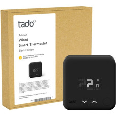 tado° Smartes Thermostat (Verkabelt)(schwarz, Zusatzprodukt für Einzelraumsteuerung)