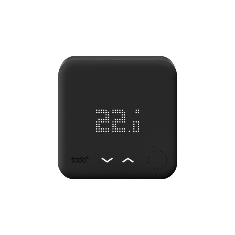 tado° Smartes Thermostat (Verkabelt)(schwarz, Zusatzprodukt für Einzelraumsteuerung)