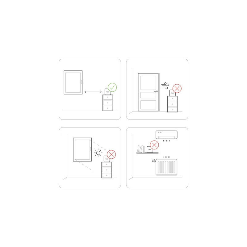 tado° Standfuß, Halterung(weiß, Zusatzprodukt für Smartes Thermostat (Funk), Funk- Temperatursensor und Smarte Klimaanlagen- Steuerung)