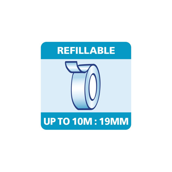 tesa Easy Cut Handabroller 10:19(rot/blau)