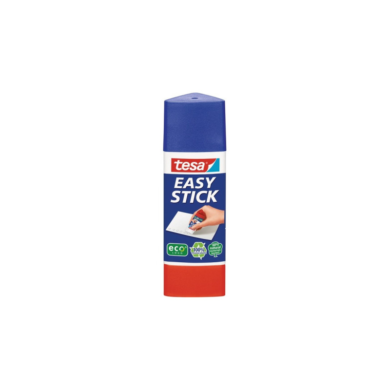 tesa Easy Stick ecoLogo, 25g, Klebestift(transparent, dreieckig)