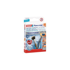 tesa Powerstrips Large, Kleber(transparent, 8 Stück)