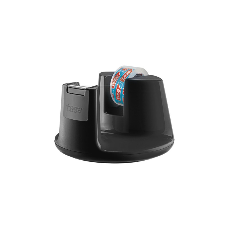 tesa Tischabroller Easy Cut Compact + 1 Rolle kristall-klar(schwarz)