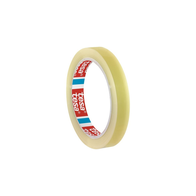 tesa tesafilm transparent, 10 Rollen, 15mm, Office Box, Klebeband(transparent, 66 Meter)