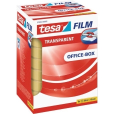 tesa tesafilm transparent, 8 Rollen, 19mm, Office Box, Klebeband(transparent, 66 Meter)