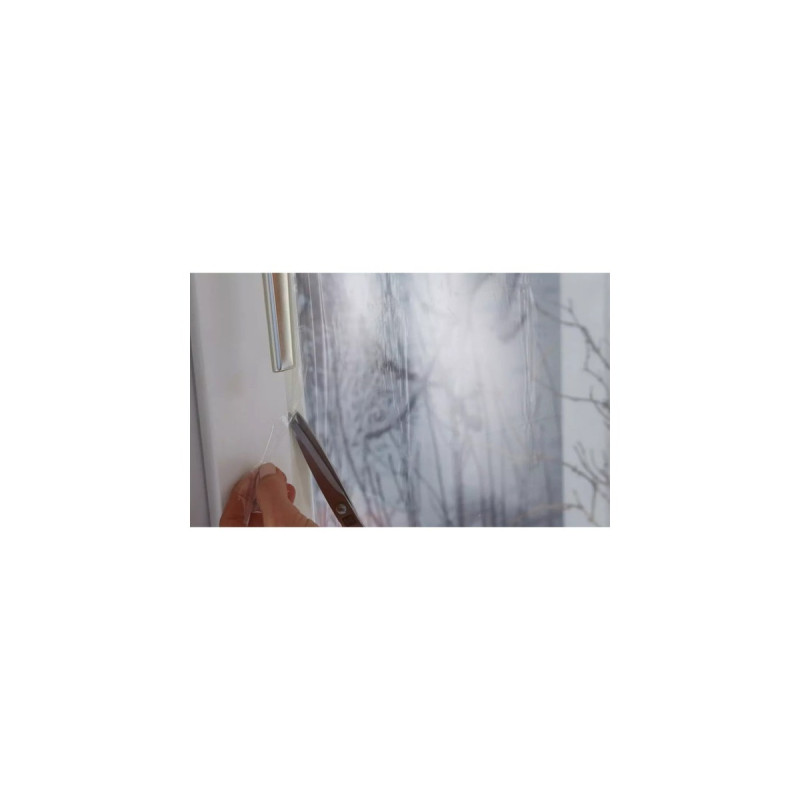 tesa tesamoll Thermo Cover, Fensterisolierfolie, Dämmung(transparent, 4 Meter x 1,5 Meter)