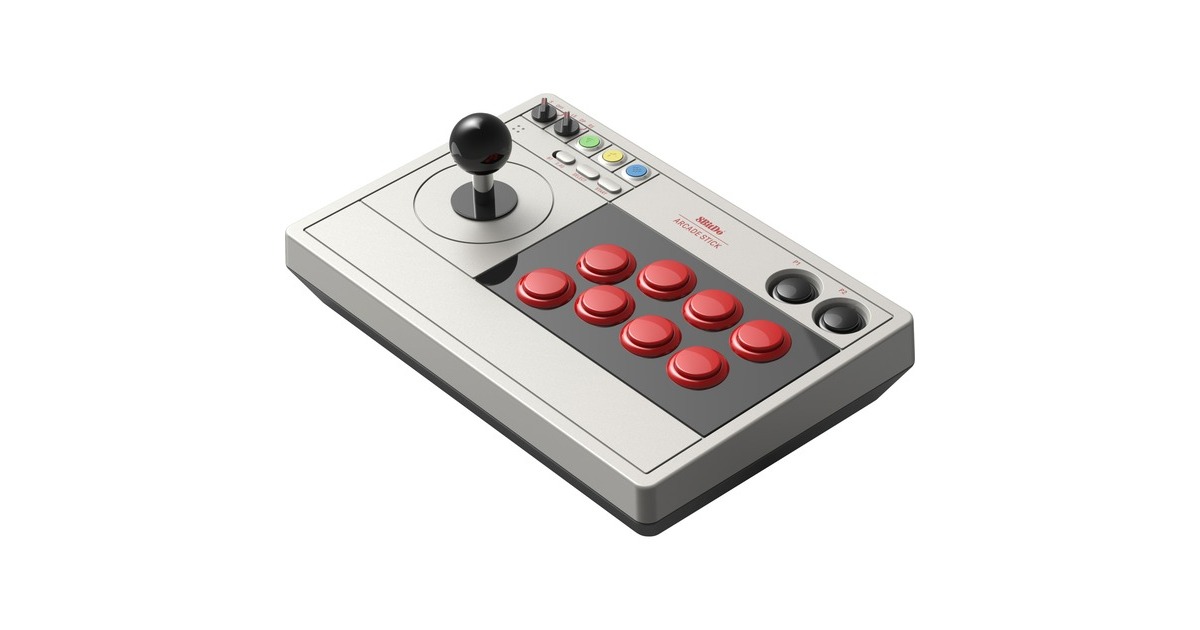8BitDo Arcade Stick, Gamepad(grau, für Nintendo Switch, PC) 8BitDo Arcade Stick, Gamepad(grau, für Nintendo Switch, PC)