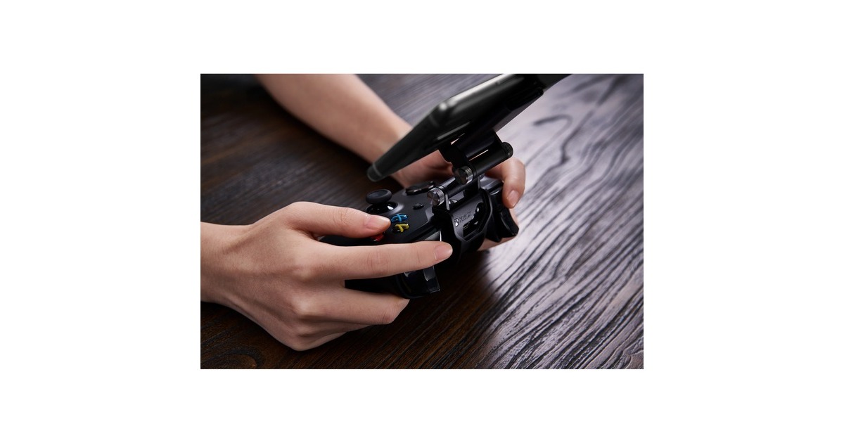 8BitDo Mobile Gaming Clip für Xbox Controller, Halterung(schwarz, Xbox Cloud Gaming)