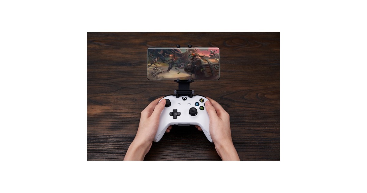 8BitDo Mobile Gaming Clip für Xbox Controller, Halterung(schwarz, Xbox Cloud Gaming)